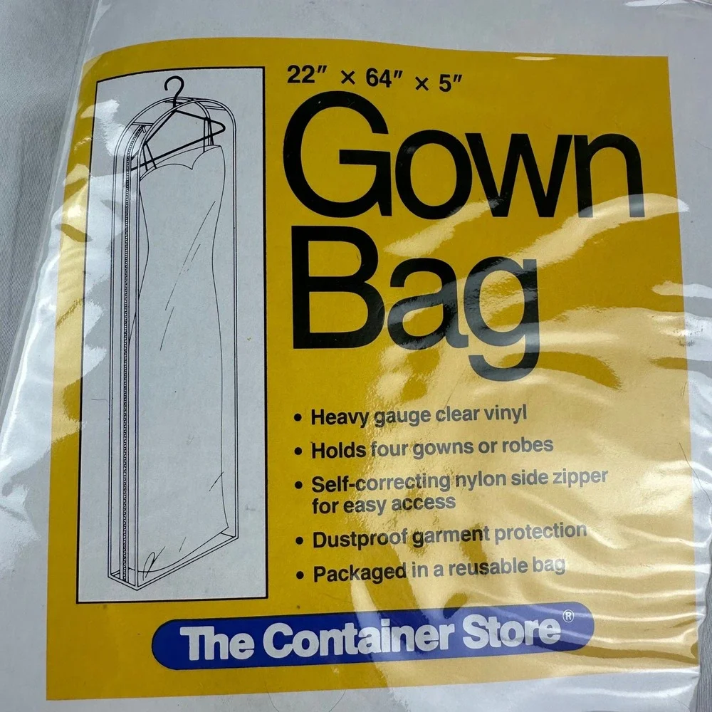 NIB The Container Store Gown Bag 22